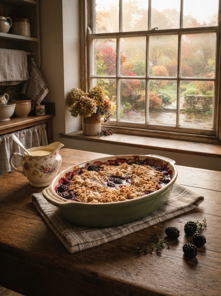 Delia Smith Blackberry and Apple Crumble Recipe 2 Delia Smith Blackberry and Apple Crumble Recipe