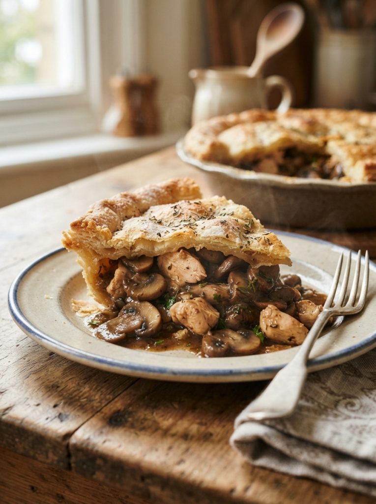 Delia Smith Chicken and Mushroom Pie Recipe
