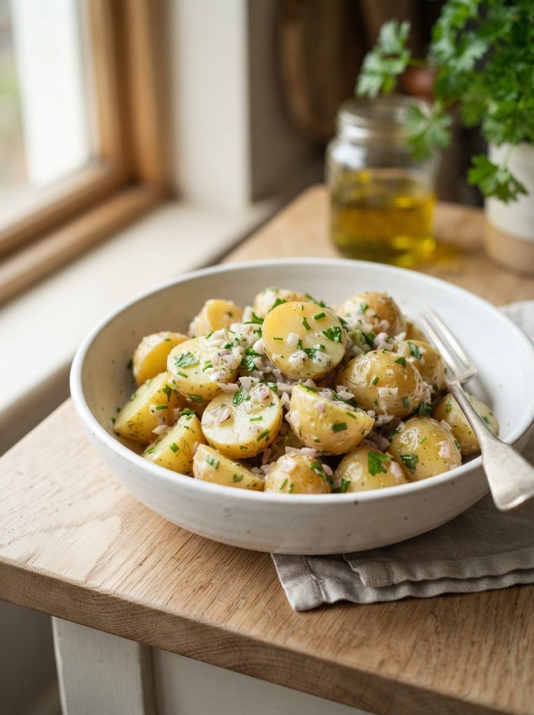 Delia Smith Anya Potato Salad with Shallots Recipe