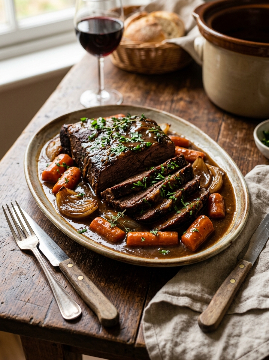 Delia Smith Beef Brisket Slow Cooker Recipe