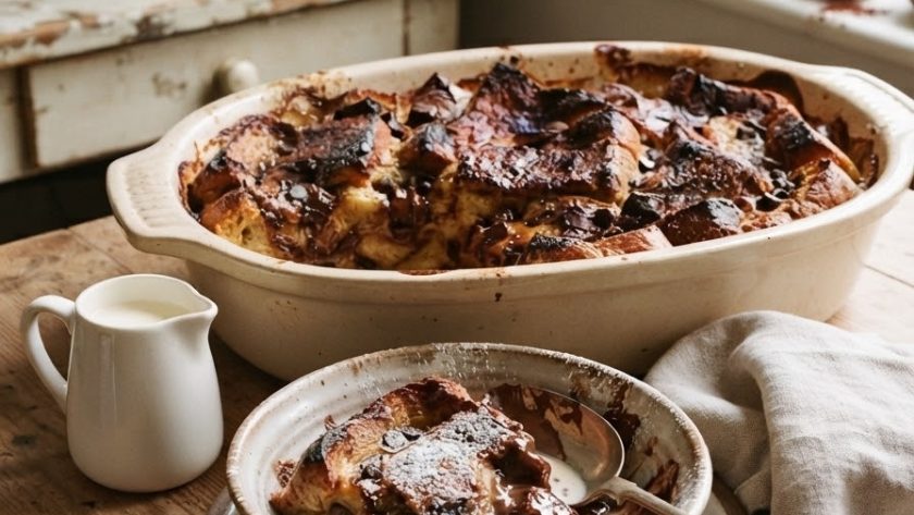Delia Smith Chocolate Bread and Butter Pudding Recipe