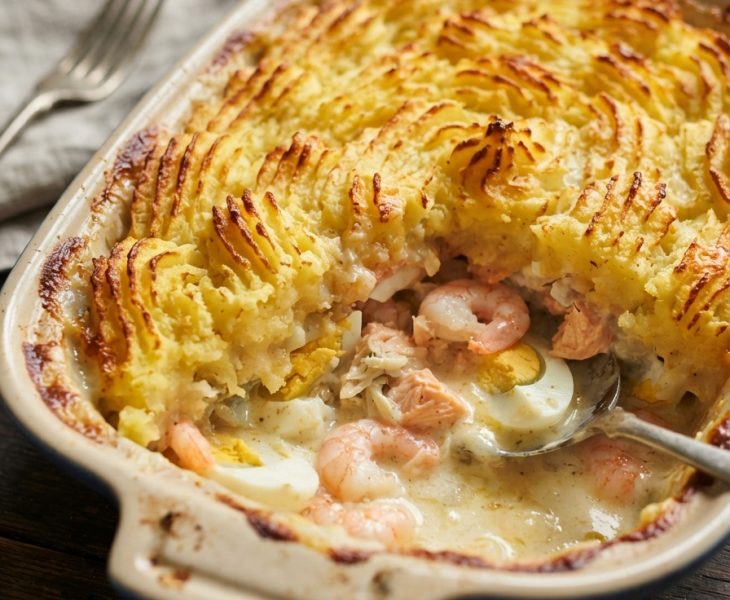 Delia Smith Fish Pie with Egg Recipe